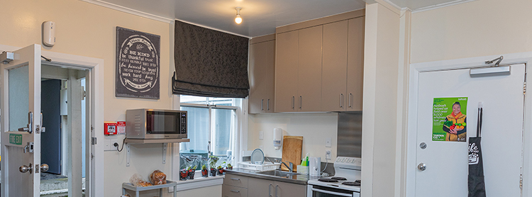 Kitchen at Wellington Women's House